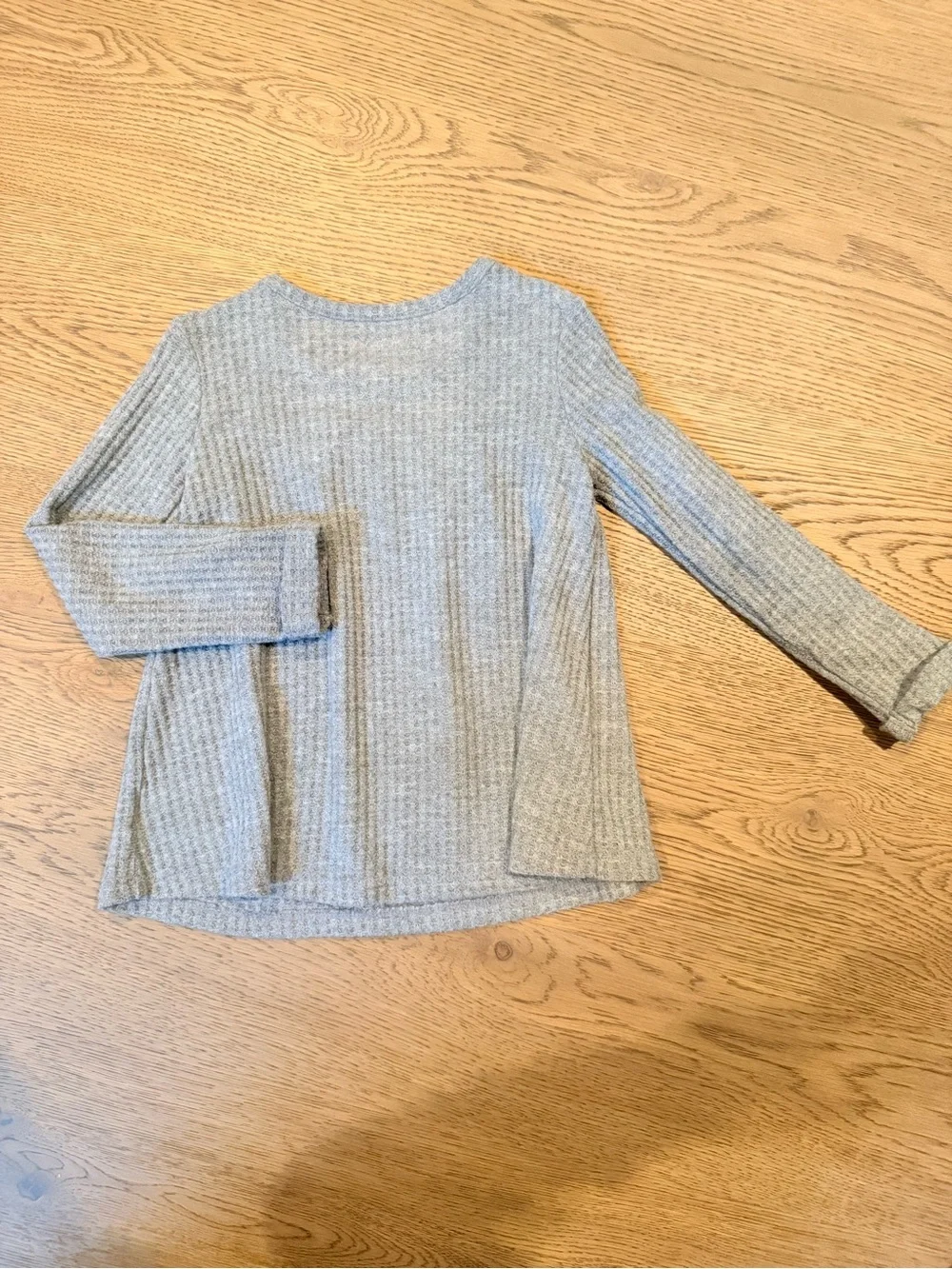 Perfect Long Sleeve Waffle Knit top